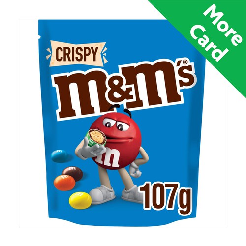 M&M's Crispy Milk Chocolate Bites Pouch Bag 