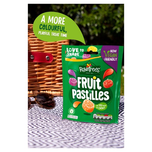 Rowntree's Fruit Pastilles Vegan Friendly Sweets Sharing Bag 