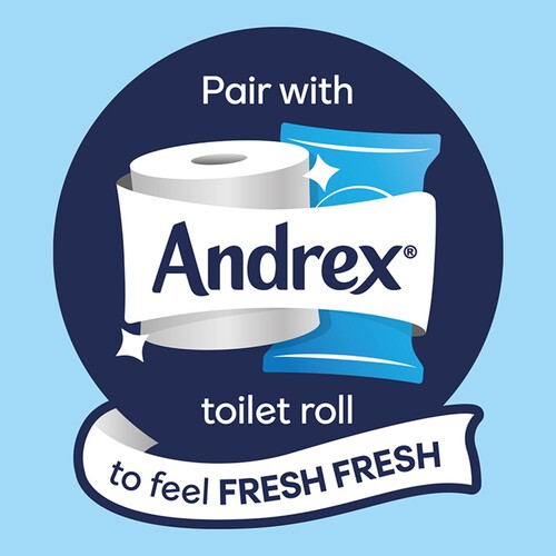 Andrex Moist Mega Classic Clean Washlets Flushable Toilet  Wipes 