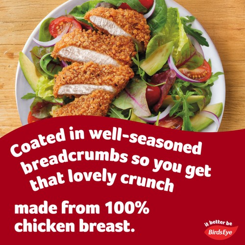 Birds Eye 2 Southern Fried Breaded Chicken Breast Steaks 180g