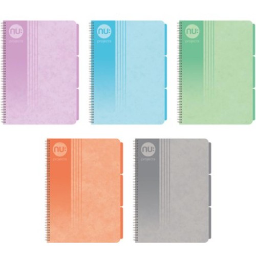 Nu Cloud Pastels A5 Project Notebook