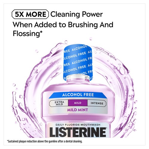 Listerine Total Care Milder Taste Zero Alcohol Mouthwash 500ml