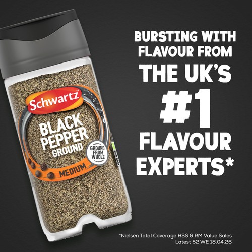 Schwartz Ground Black Pepper Jar 