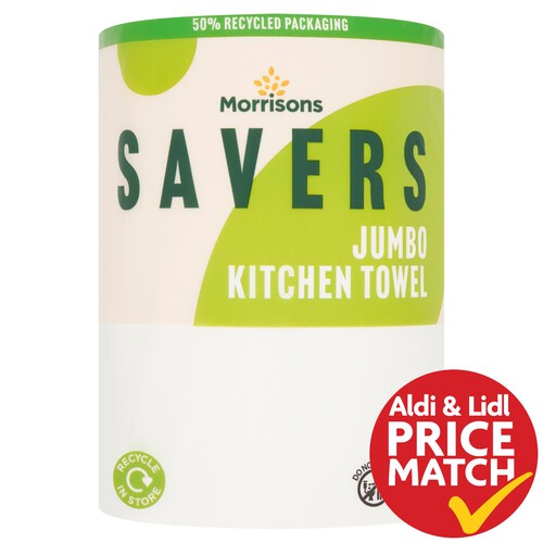 Morrisons Savers Jumbo Kitchen Towel Roll