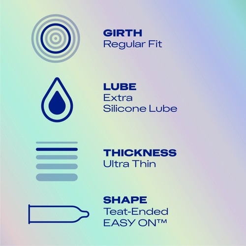Durex Nude Extra Lube Condoms 10 Pack