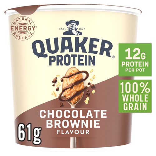 Quaker Oat So Simple Protein Chocolate Brownie Pot 61g