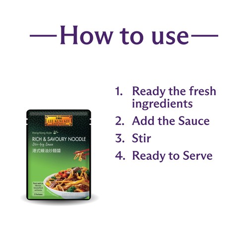 Lee Kum Kee Rich & Savoury Noodle Stir Fry Sauce 