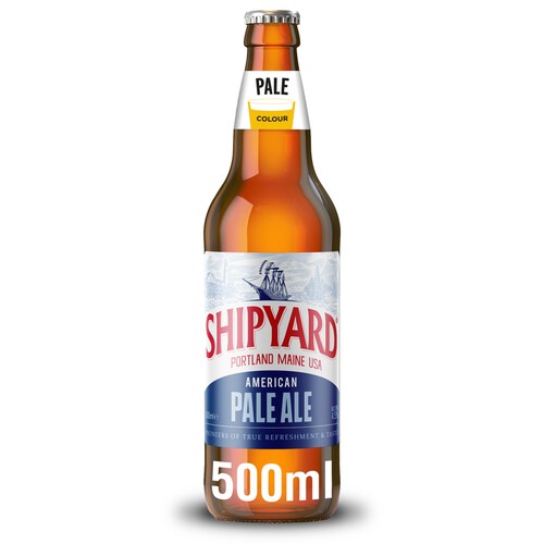 Shipyard American Pale Ale Beer Bottle 