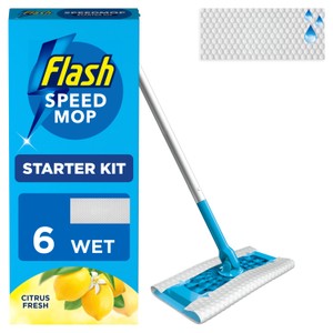 Flash Citrus Fresh Speed Mop Starter Kit With 6 Refills