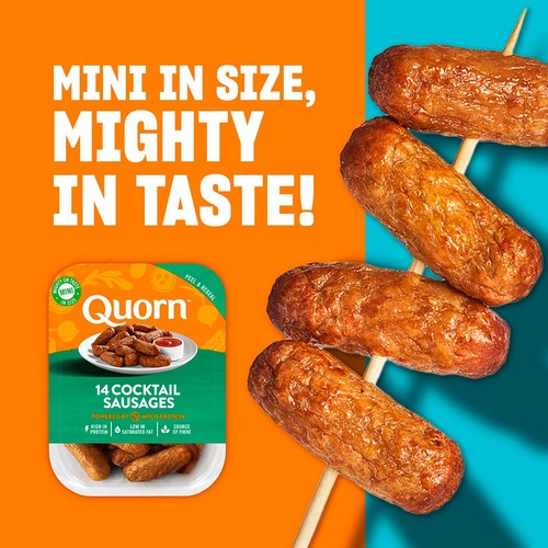 Quorn Vegetarian Cocktail Sausages x14 140g