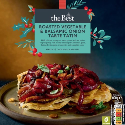 Morrisons The Best Roasted Vegetable & Balsamic Onion Tarte Tatin 470g