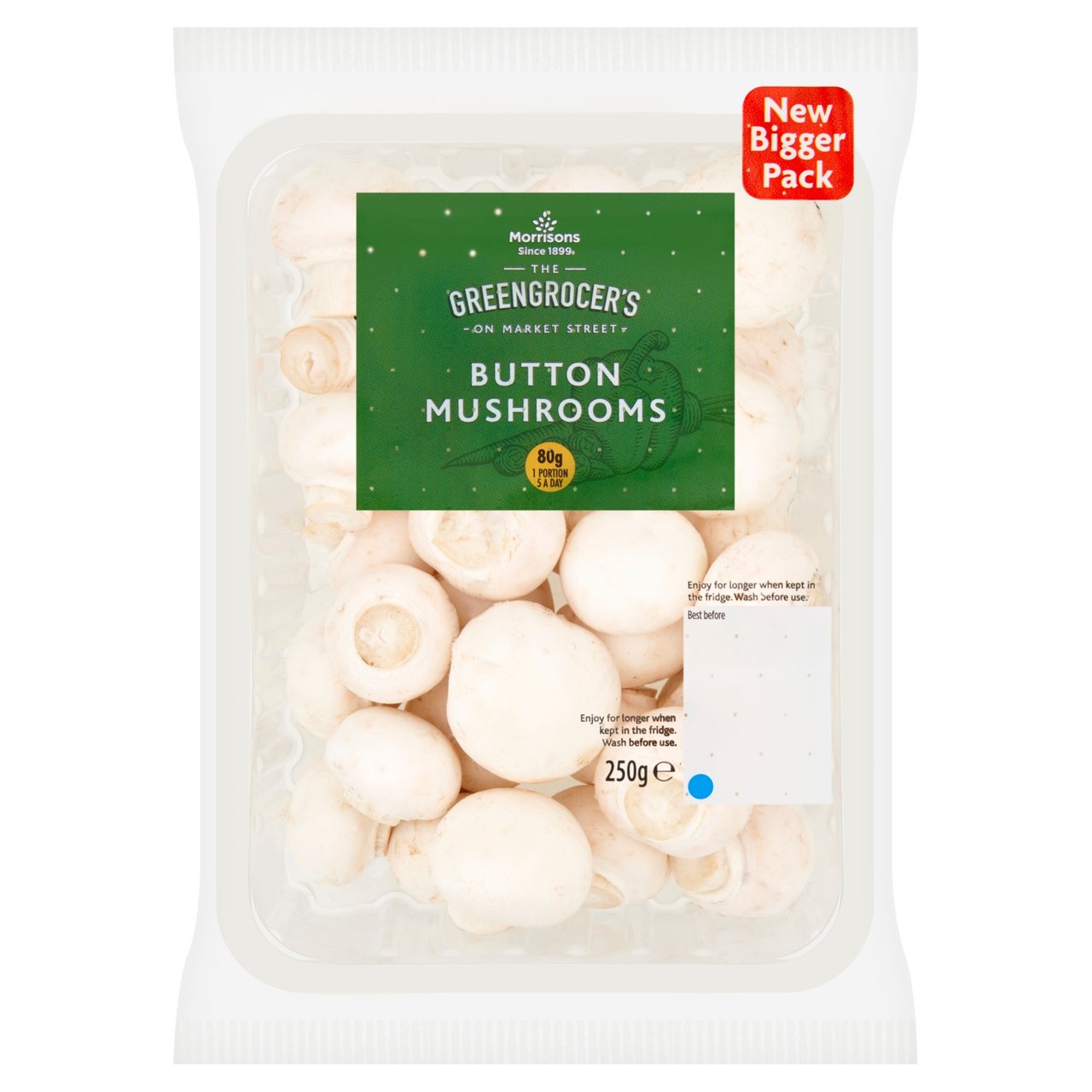 Morrisons Button Mushrooms 250g