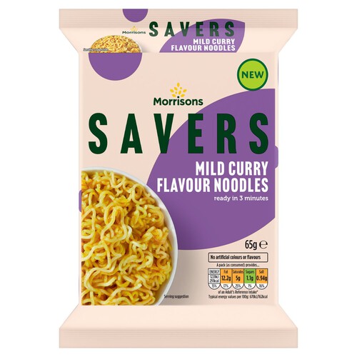 Morrisons Savers Instant Curry Noodles 