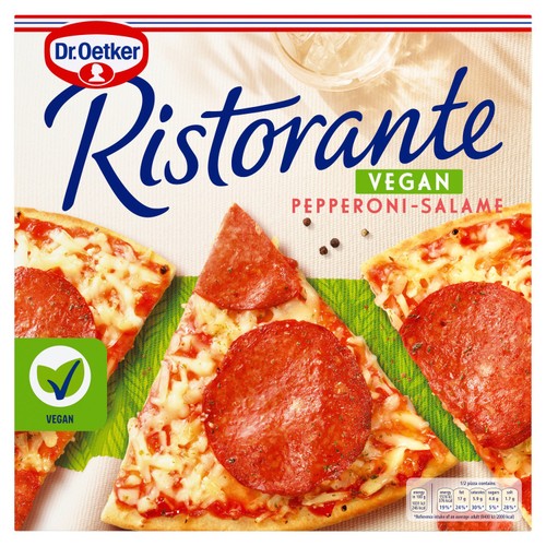 Dr. Oetker Ristorante Vegan Pepperoni Salami Pizza 