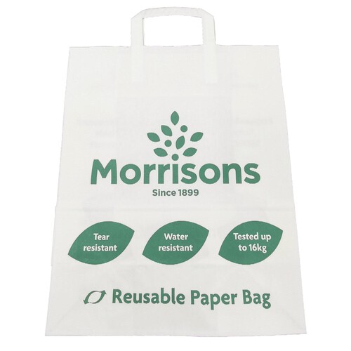 Morrisons Reusable Paper Carrier Bag