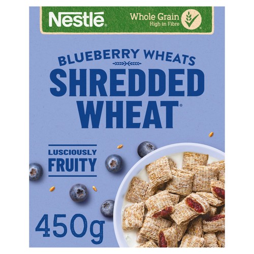 Nestle Shredded Wheat Blueberry Fruit Wheats 450g