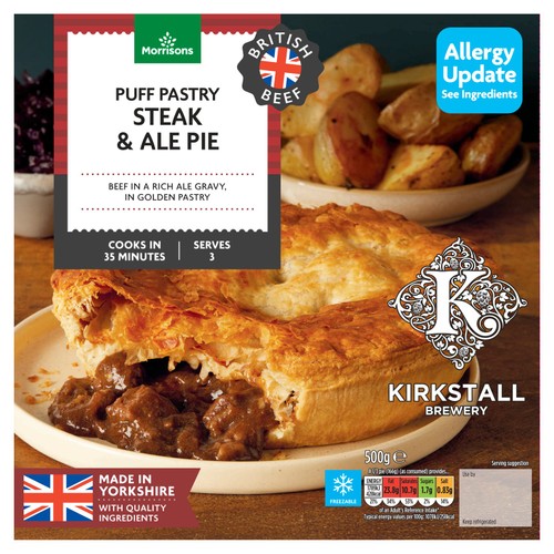 Morrisons Steak & Ale Pie