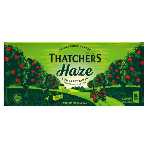 Thatchers Haze Cloudy Somerset Cider Cans