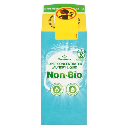 Morrisons Non-Bio Super Concentrated Liquid 30 Washes 