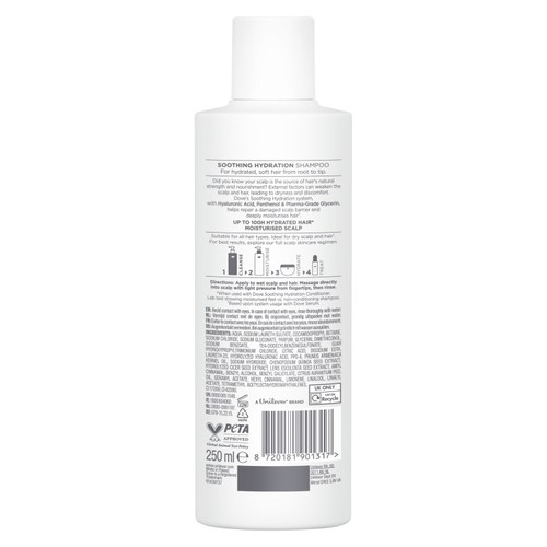 Dove Shampoo Soothinghydration 