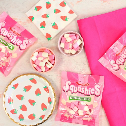 Swizzels Squashies Strawberry & Cream 140g