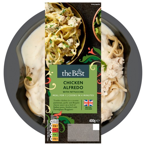 Morrisons Best Chicken Alfredo With Fettuccine 400g
