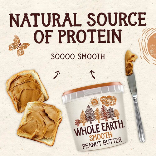 Whole Earth Smooth Peanut Butter