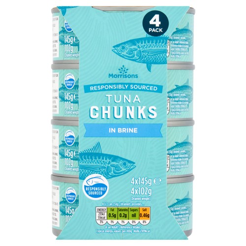 Morrisons tuna chunks in brine