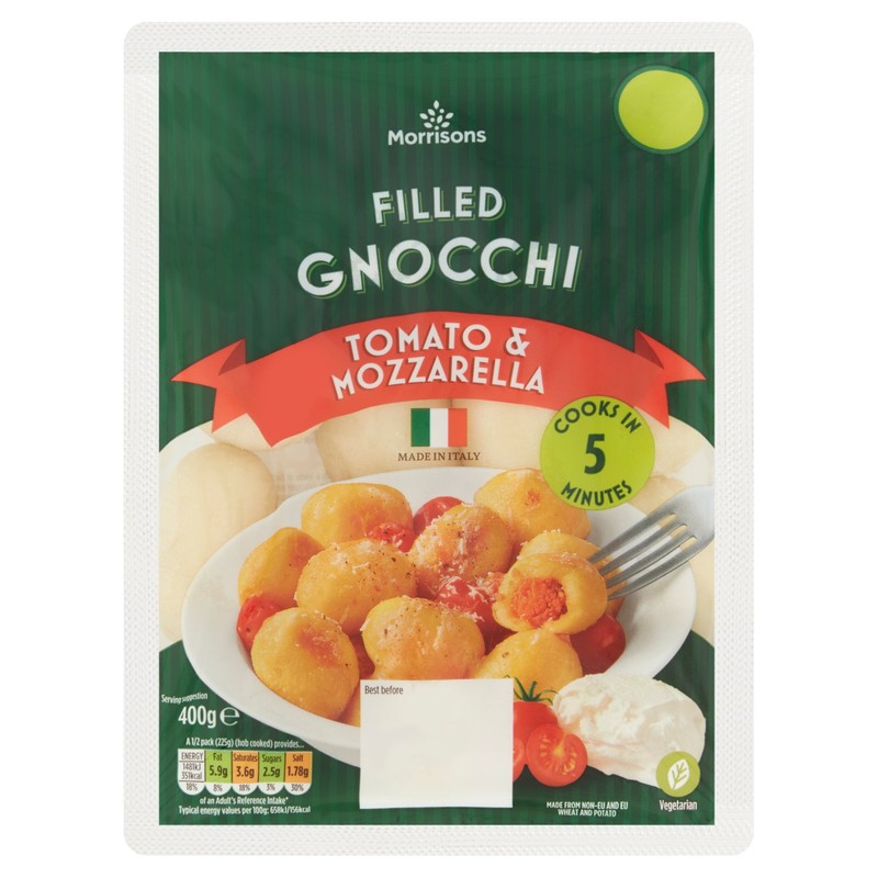 Morrisons Tomato Mozzarella Filled Gnocchi Morrisons Online