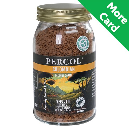 Percol Smooth Colombia Instant Coffee