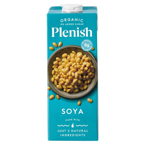 Plenish Organic Soya Milk Uht 1L