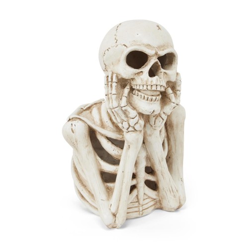 Morrisons Halloween Posing Resin Skeleton