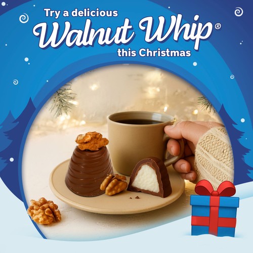 Walnut Whip Milk Chocolate 6 x 30g