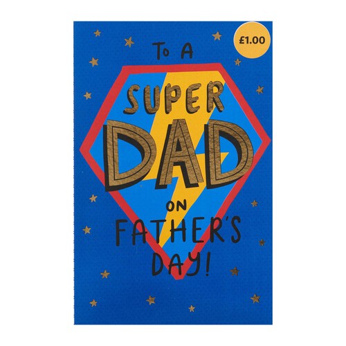 Super Dad Fathers Day Card 