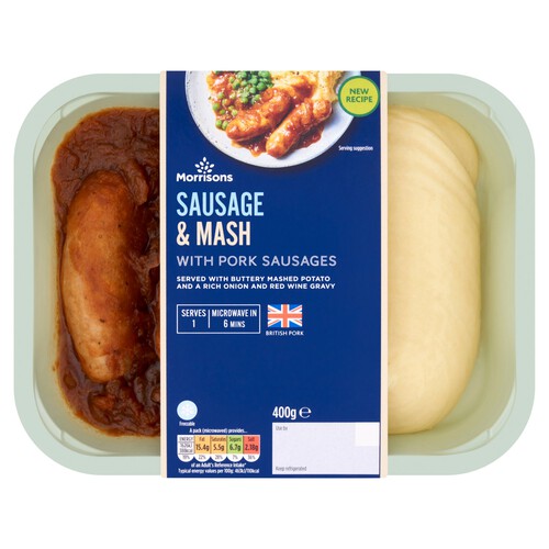 Morrisons Sausage & Mash