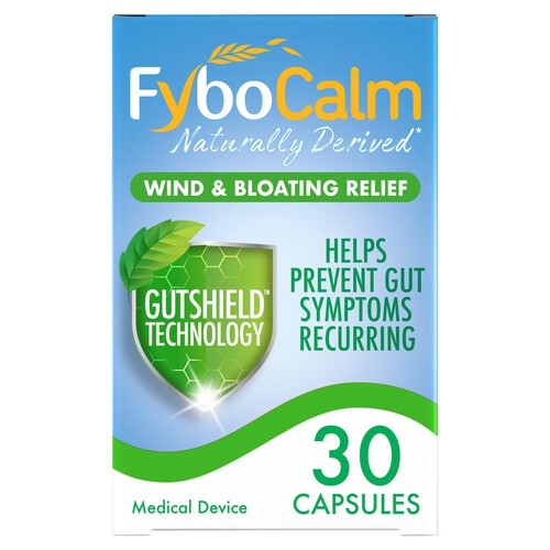 Fybocalm Natural Wind & Bloating Relief Capsules