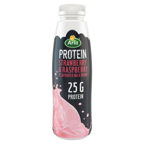 Arla Protein Strawberry & Raspberry Milk Shake 