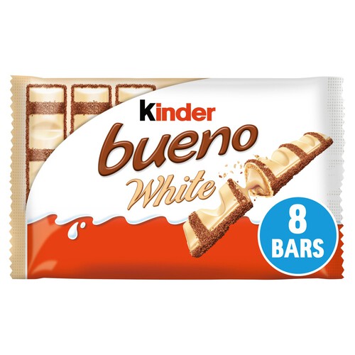 Kinder Bueno White Chocolate & Hazelnuts Bars Multipack 