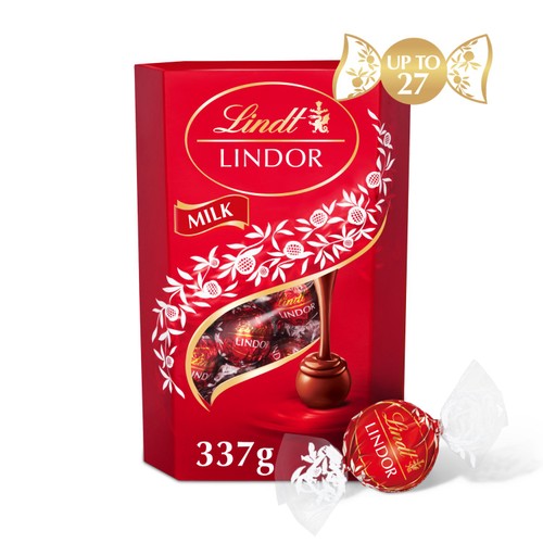 Lindt Lindor Milk Chocolate Truffles Box 337g