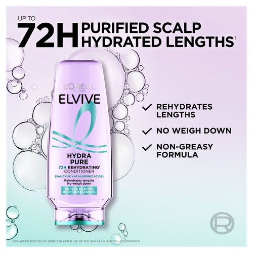L'Oreal Elvive Hydra Pure Conditioner   300ml
