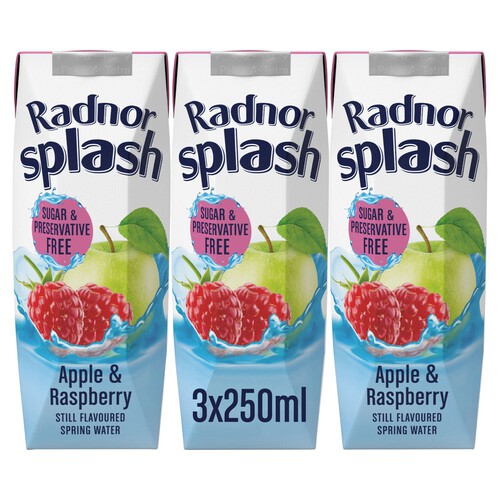 Radnor Splash Apple And Raspberry Flavoured Water