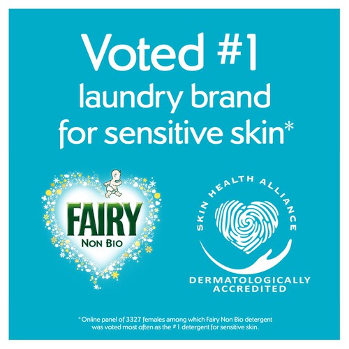 Fairy Non-Bio For Sensitive Skin Washing Liquid 80 Washes 