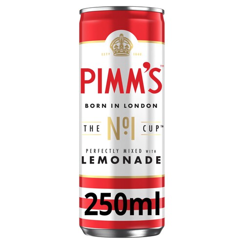 Pimm's No.1 and Lemonade Ready to Drink premix 5.4% vol