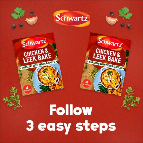 Schwartz Chicken & Leek Bake Recipe Mix