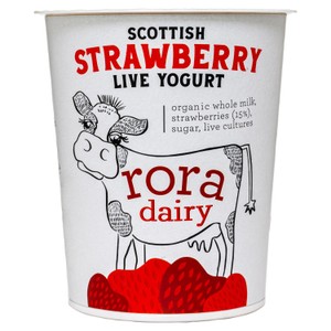 Rora Dairy Scottish Strawberry Bio-Live Yogurt