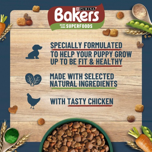 Bakers Puppy Dry Dog Food Chicken & Veg