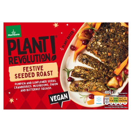 Morrisons Plant Revolution Seeded Roast 400g