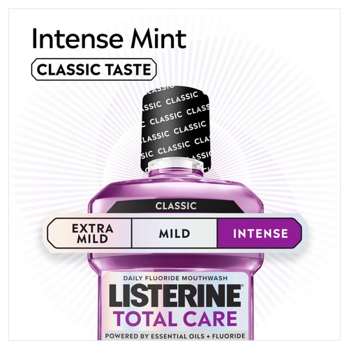 Listerine Total Care 10-in-1 Benefit Clean Mint Mouthwash 500ml