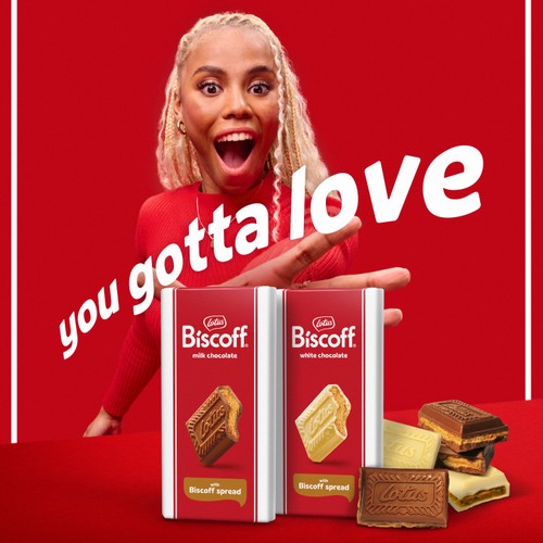 Lotus Biscoff White Chocolate With Biscoff Cream
