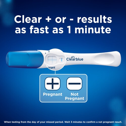 Clearblue Rapid Detection Pregnancy Test, 2 Tests